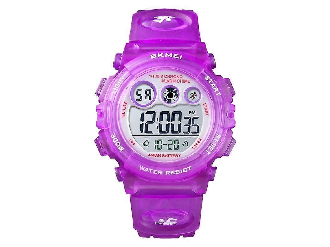 Reloj deportivo electrónico infantil Skmei 1451 con cronómetro digital, luz LED y cronógrafo.