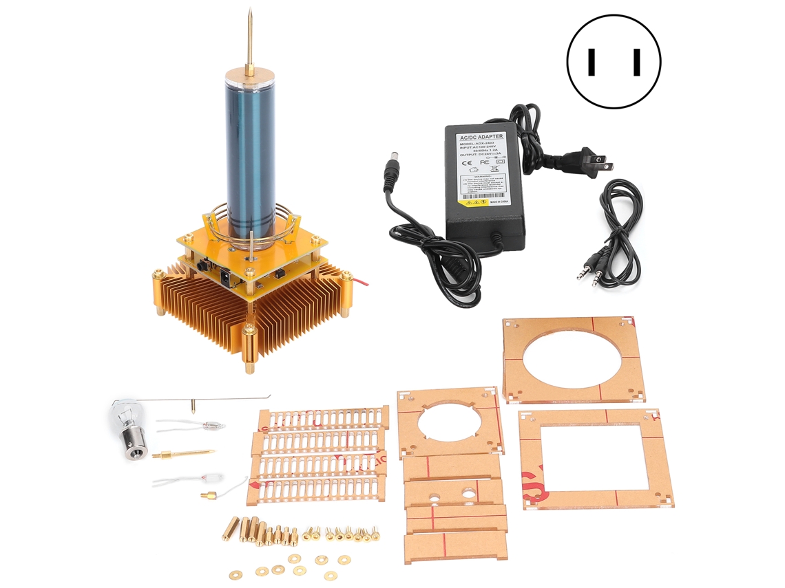 Ensamblaje de bobinas musicales, transmisión inalámbrica, arco eléctrico, suministros industriales para modelos de bricolaje.