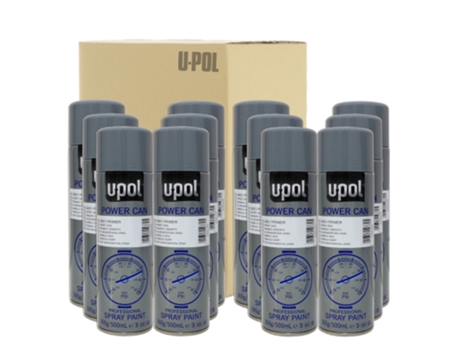 Conjunto 12 Aerosol DISPIVAL U-Pol Power Can Pcpg Aparejo Gris (500 ml)