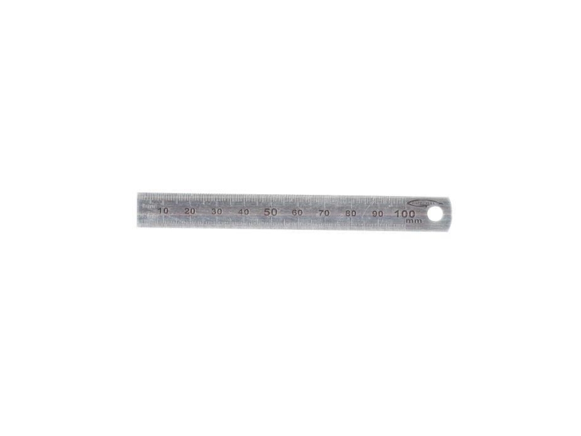 Regla de acero flexible espesor 0,5 mm largo 13 mm largo 10 cm - Graphoplex color