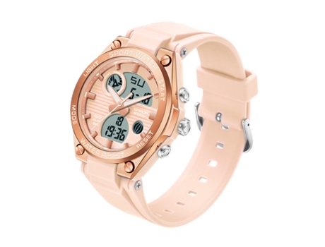 VEANXIN Reloj deportivo electrónico resistente al agua y a las caídas para mujer, color rosa