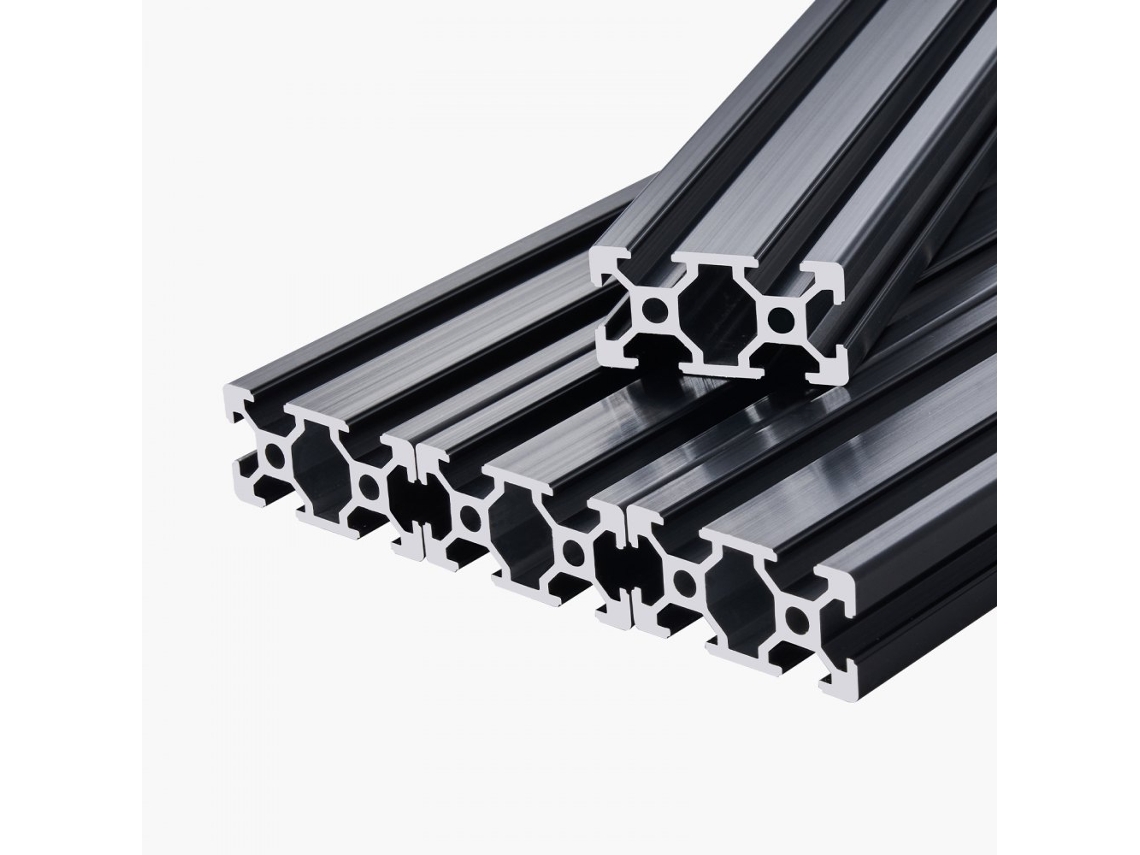 Juego de 2040 Perfiles de Aluminio con Tuercas en T de 1000mm para Estructuras Tekmaquinas
