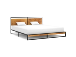 Estructura De Cama Sin Colchón Metal 180x200 Cm
