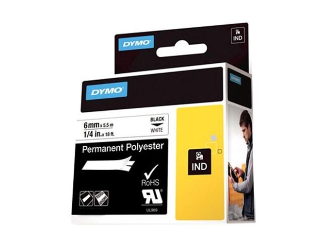Cinta para Etiquetas DYMO 6mm x 5.5 m