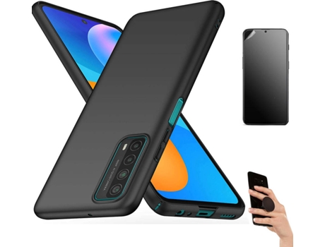Kit Carcasa Y Protector Oppo Find X3 Lite Ultimatte Turtleshell Y Popsocket Negro