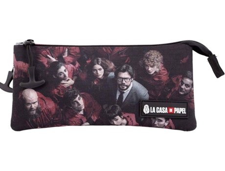 Karactermania La Casa de papel togetherestuche portatodo triple hs multicolor estuche 11x23x10cm