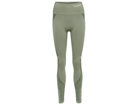 Pantalones para Mujer HUMMEL Cintura alta sin costura unite de Moda (M)
