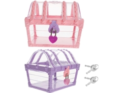 2 Hogar Cofre Del Tesoro De Piezas, Caja