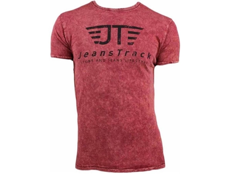 Camiseta de Hombre para Deportes de Nieve JEANSTRACK Montaña Rojo (L)