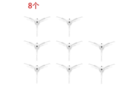 8 piezas adecuadas para Mijia Mi 1S Roborock accesorios para Robot aspirador S50S5 Max Mijia accesorios para aspiradoras Cepillo Lateral