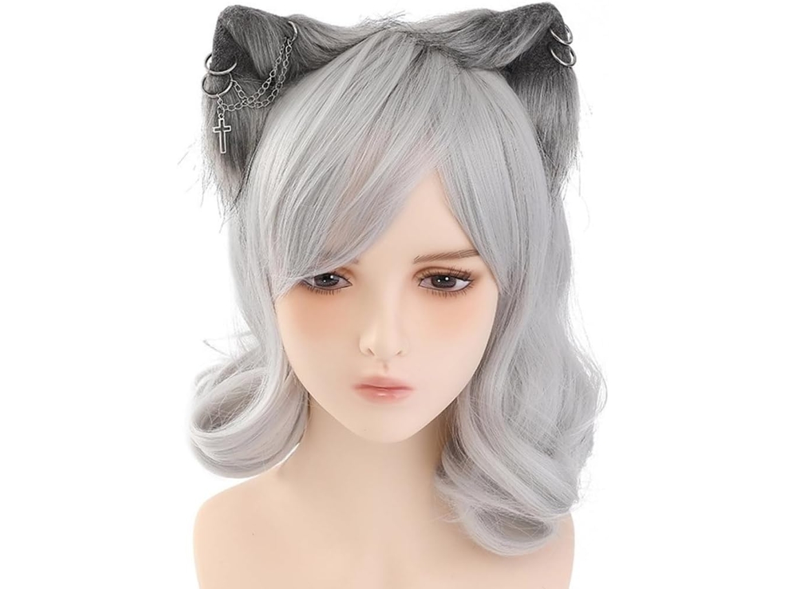 Diademas Hechas A Mano Con Orejas De Lobo Para Disfraz De Gatita. Orejas De Bestia.