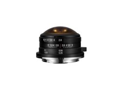 Lente ojo de pez circular LAOWA 4 mm f/2.8 compatible con Canon RF