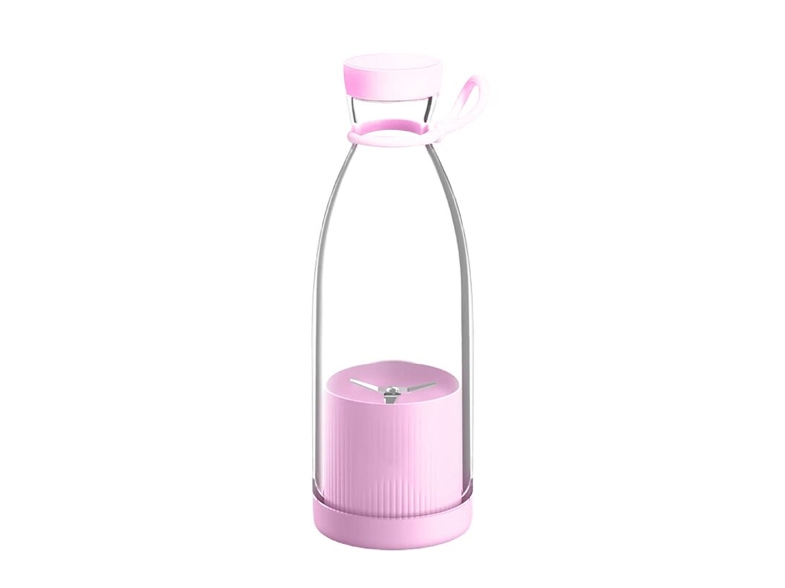 Licuadora Mini Juicer Multi-Funcional Portable Juice Cup Rosa-Usb