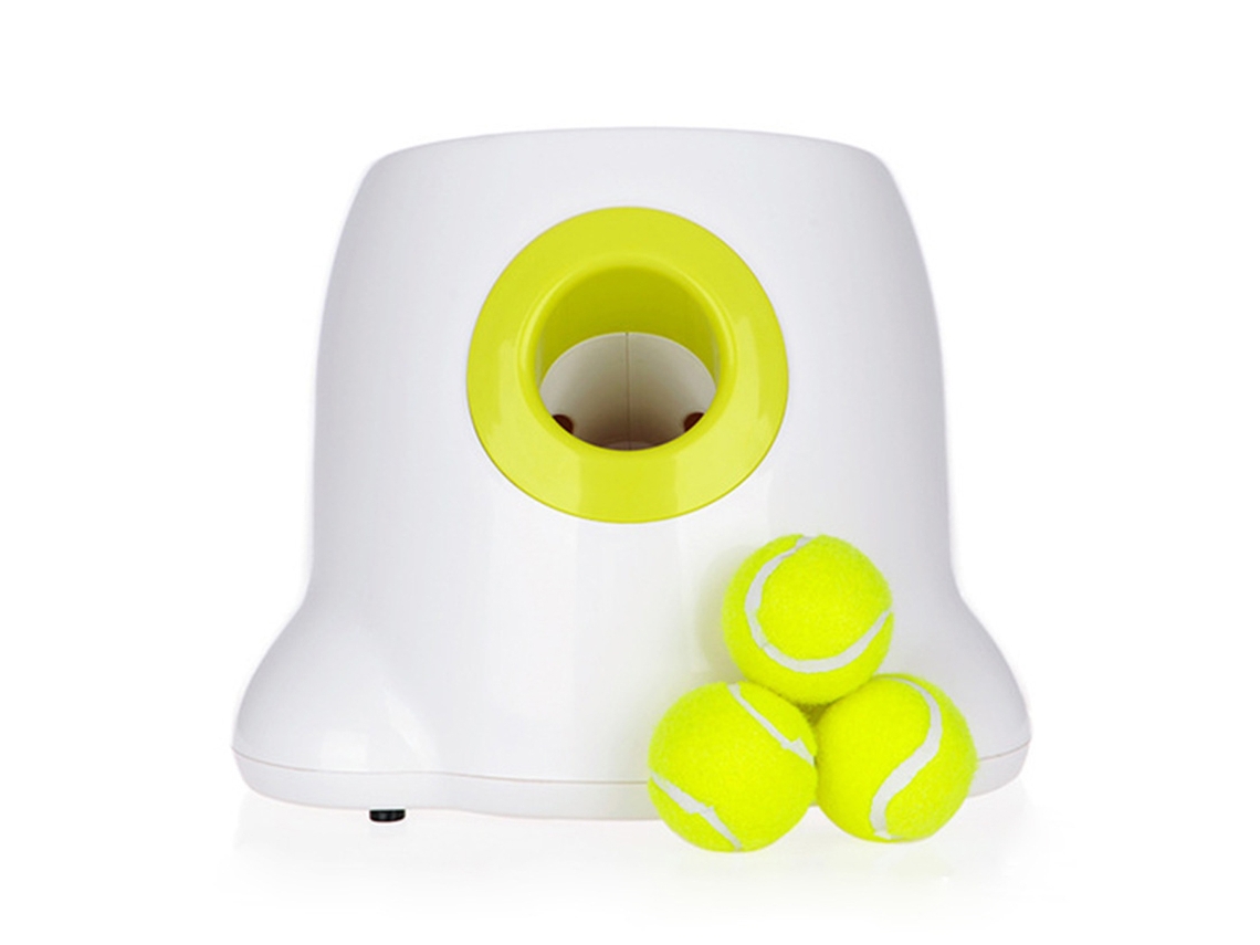 Lanzador automático de pelotas para perros, máquina lanzadora de pelotas de tenis para perros