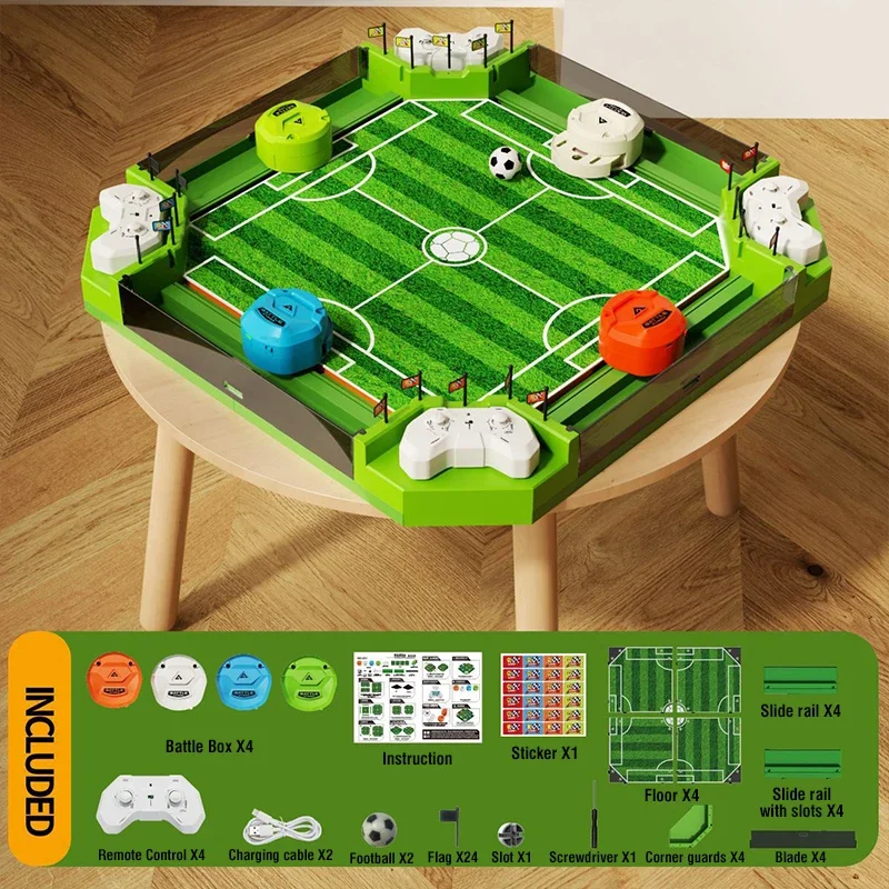Juego De Mesa Electrónico De Fútbol Para Cuatro Jugadores, Juguete Educativo Con Control Remoto, Juego Interactivo.