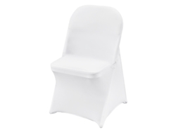 Fundas Para Sillas Succebuy Plegables De Spandex Elástico Blanco 400 X 420 X 770 Mm