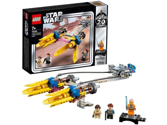 LEGO Star Wars: El Podracer de Anakin - Edición 20 Aniversario - 75258 (Edad Mínima: 7 - 279 Piezas)