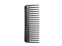 Peine De 19 Dientes Grandes Anchos, Anticaída, Antiestático, Resistente Al Calor, Masaje Scalp, Abs, Negro