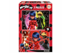 Puzzle EDUCA de 2X48 Piezas Ladybug Milagrosa 19968