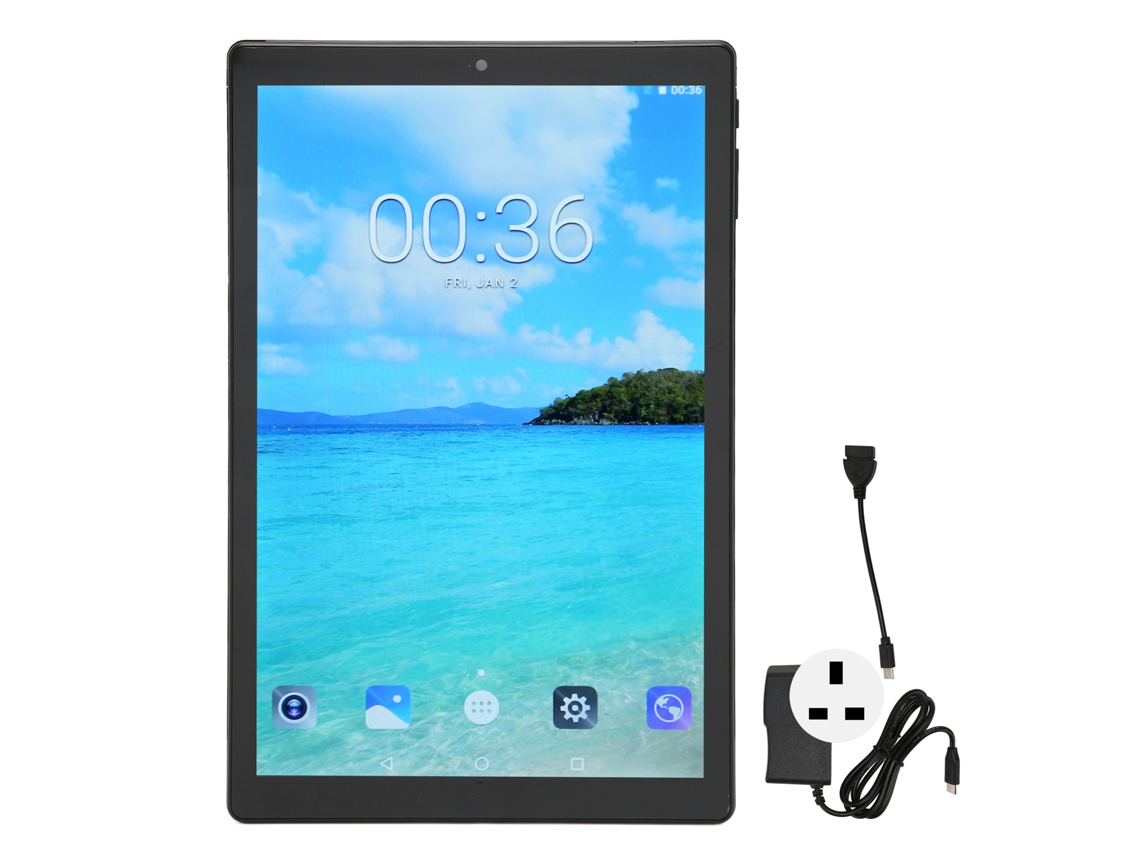 Tableta Android 10 de 10.1 pulgadas, 8 núcleos, 6 GB de RAM, 128 GB de ROM, Wi-Fi 5G, llamadas 4G, color dorado