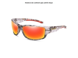 Óculos de ciclismo polarizados, camuflados, com proteção UV400 e lentes de polímero antirreflexo. MDUG (estilo 3)