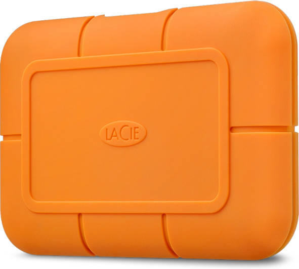 Disco SSD LACIE Rugged (1000 GB - Naranja)
