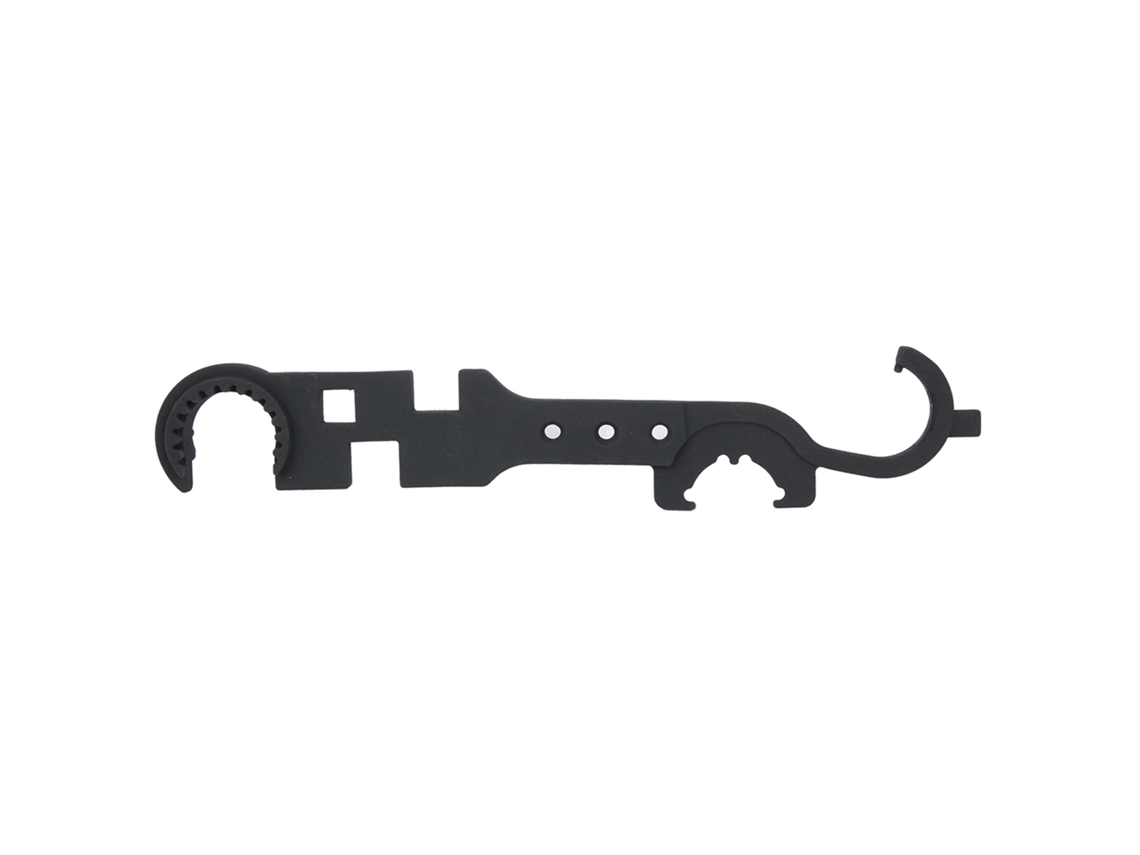 Llave de fijación multifuncional portátil para reparación AR15/M4/M16, herramienta manual para uso en exteriores.