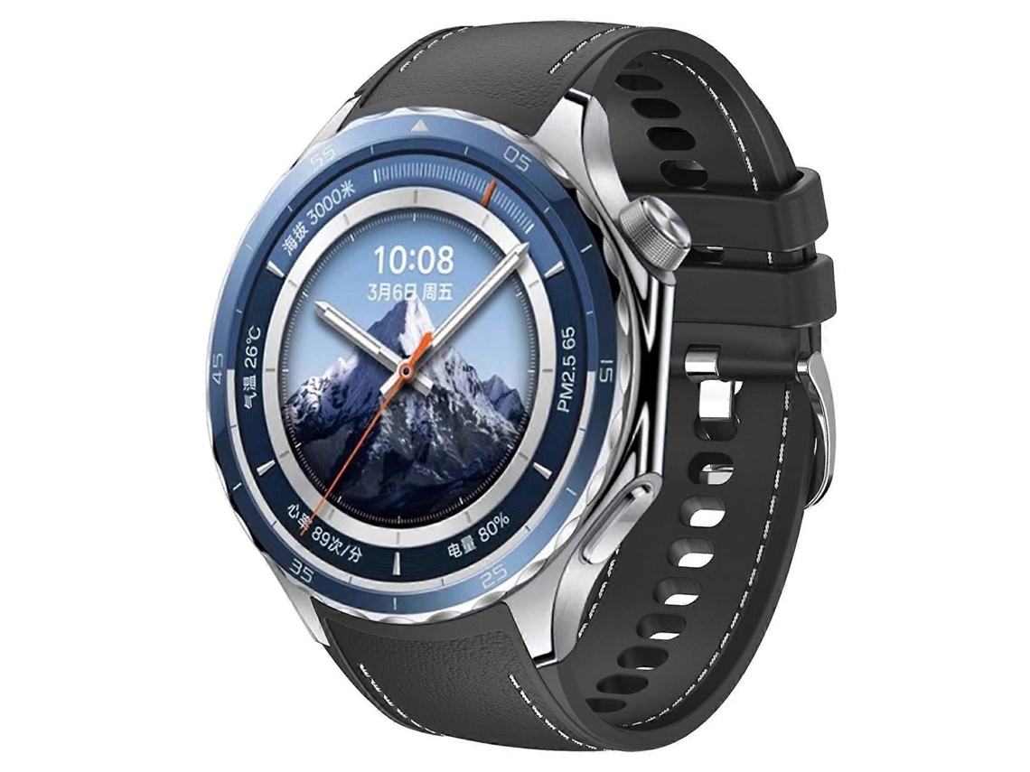 Correa de silicona ajustable con costuras para Oppo Watch X2 GOKOCO