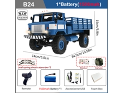 Camión militar teledirigido Gaz 66 4x4 todoterreno, escala 1/16, modelo B24, coche de escalada teledirigido, vehículo de simulación coleccionable. Aeuzwr