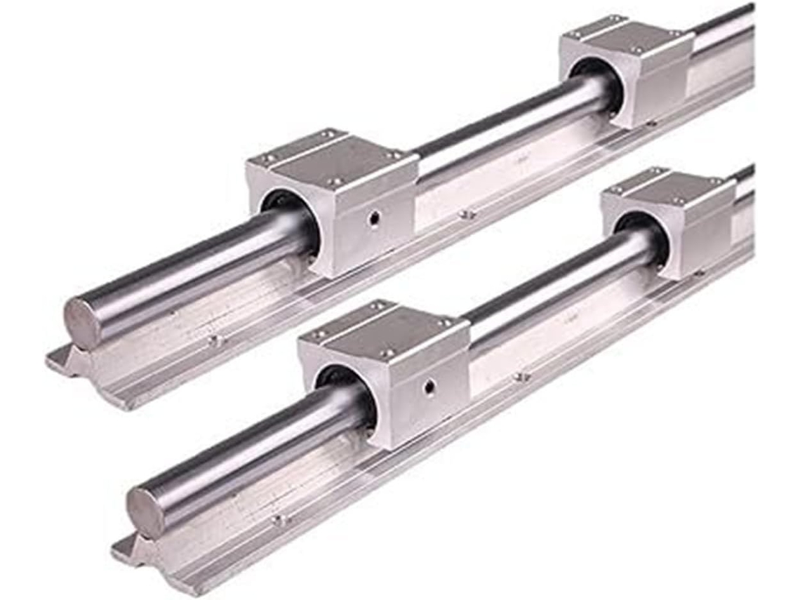 Juego De Guías Lineales, 2 Piezas Sbr16 300 1300 Mm