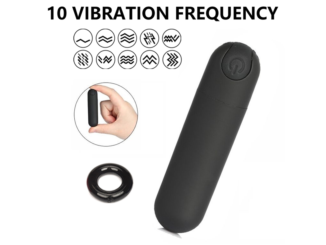 Anillo De Pene Silicona Vibrador Huevo Saltar Impermeable 10 Modos Juguetes Sexo Adulto