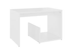Mesa Auxiliar 59x36x38 Cm Derivados de Madera Blanco MAISON EXCLUSIVE