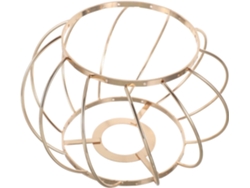 Estructura de alambre para pantalla de lámpara, protección de bombilla, estructura para bricolaje, adecuada para iluminación.