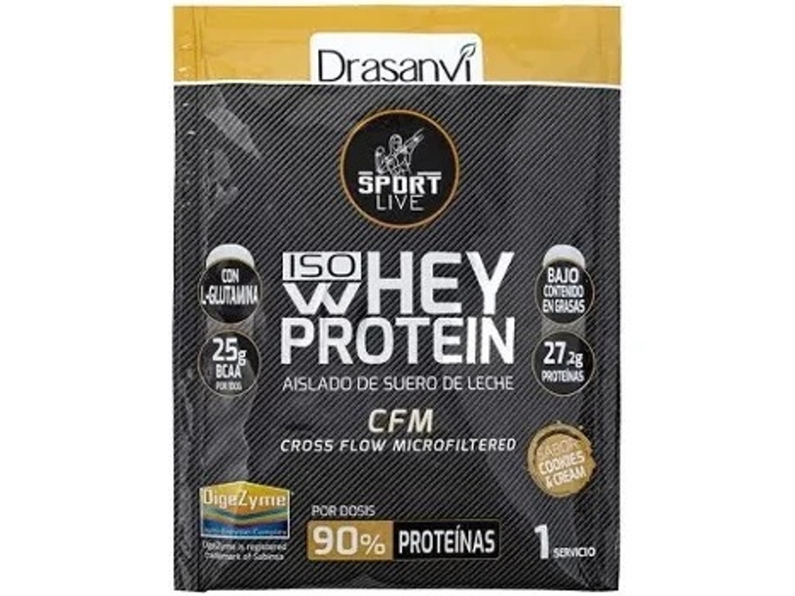 Drasanvi Whey Protein Aislado Galletas Y Nata 30 gr Sport