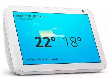 Altavoz Inteligente Echo show 8.2 alexa blanco amazon pantalla 8 2ª generación con 2021 hd 8” 13 2.ª