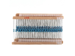 Kit de resistencias de película metálica, 1280 piezas, 64 valores, 1-10 mΩ, 1/4 W, componentes electrónicos.