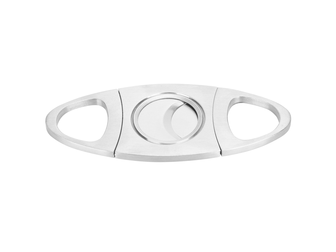 Cortador De Puros De Acero Inoxidable Con Doble Cuchilla, Pequeño Accesorio Portátil Para Fumar.