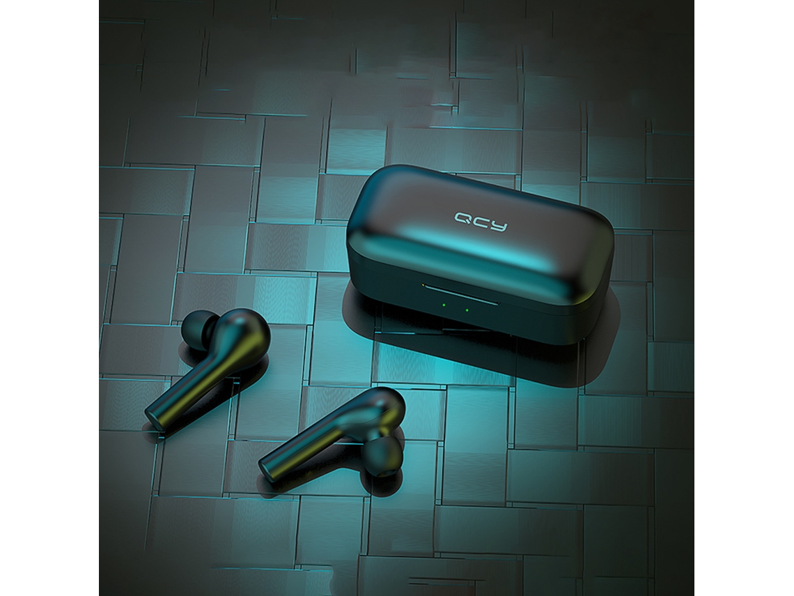 Auriculares Estéreo Qcy T5 Tws Con Control Táctil, Micrófono Y Resistencia Al Agua Ipx5 Para Deportes, Con Estuche De Carga.