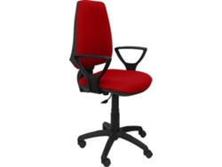 Silla de Escritorio Operativa PYC Elche CP Rojo BF (Brazos Fijos - Tejido)