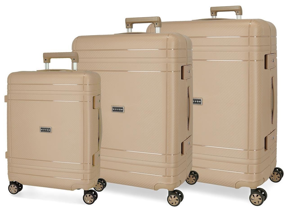 Maleta de Cabina MOVOM Dimension Beige (55cm/66cm/75cm)