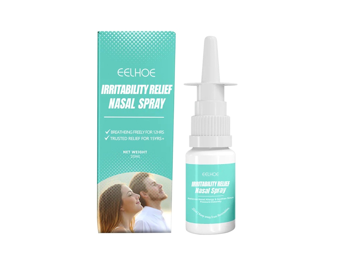 Spray nasal suave para el alivio del dolor