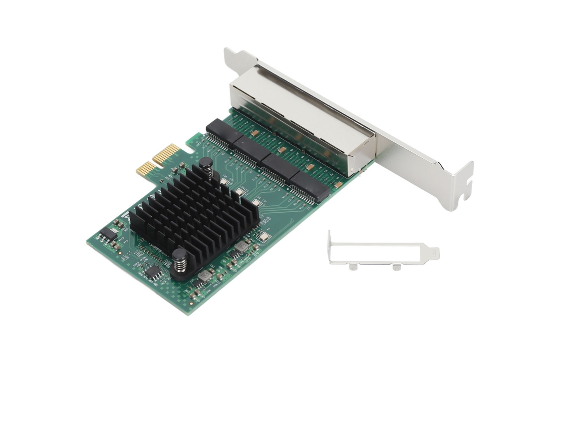 Tarjeta De Red Gigabit De 4 Puertos Pcie X1 Rtl8111h 1000m Rj45 Para Escritorio Y Servidor