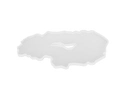 Molde De Silicona Para Platos De Té Y Portavasos Caseros - Manualidades Decorativas