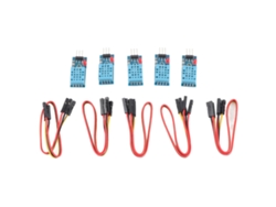 2026velora-5pcs Sensor De Temperatura Y Humedad Digital Alto Sensibilidad Módulo Para Invernadero