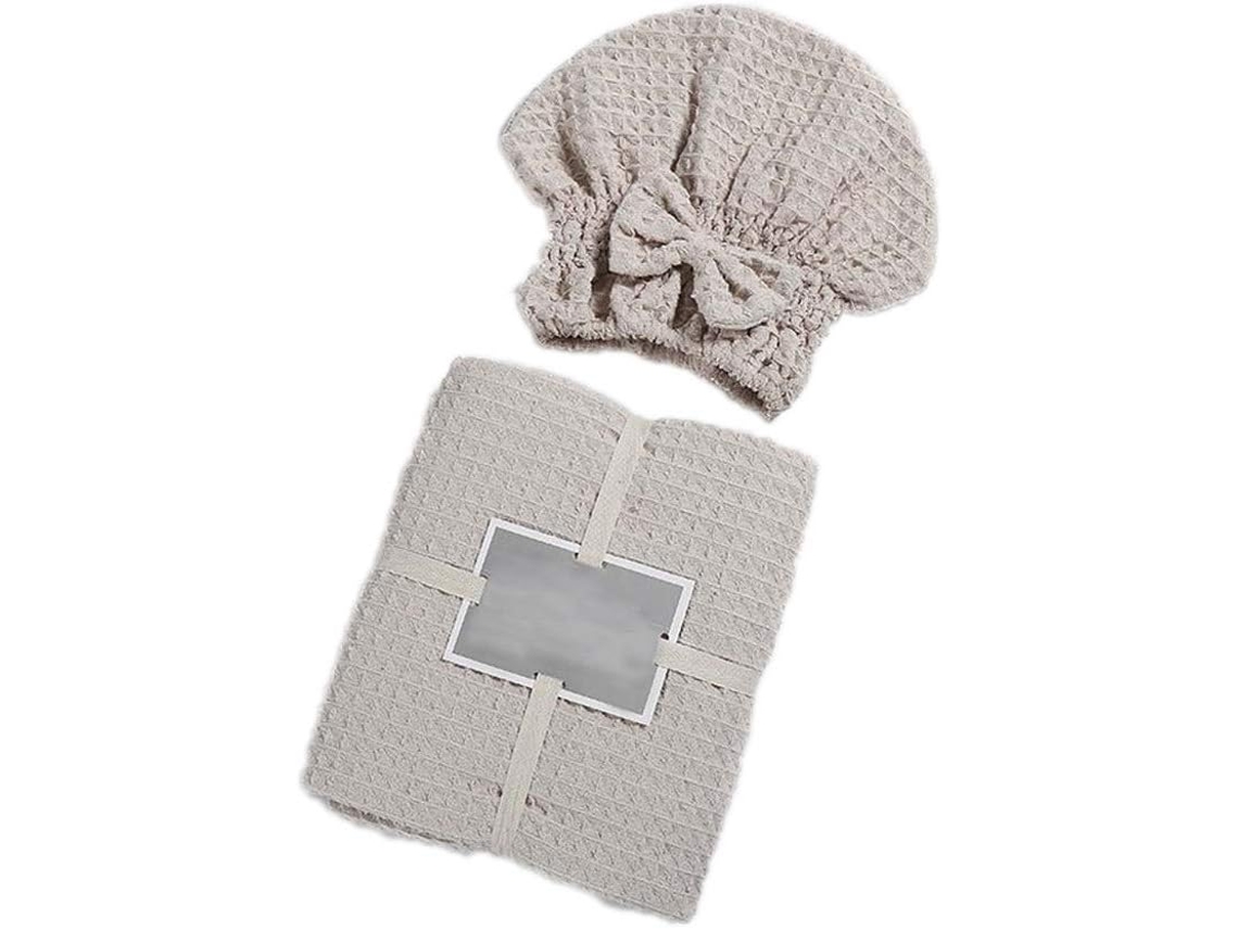 Toalla de baño con nudo, juego de dos piezas, algodón, tamaño adulto CHABERLU