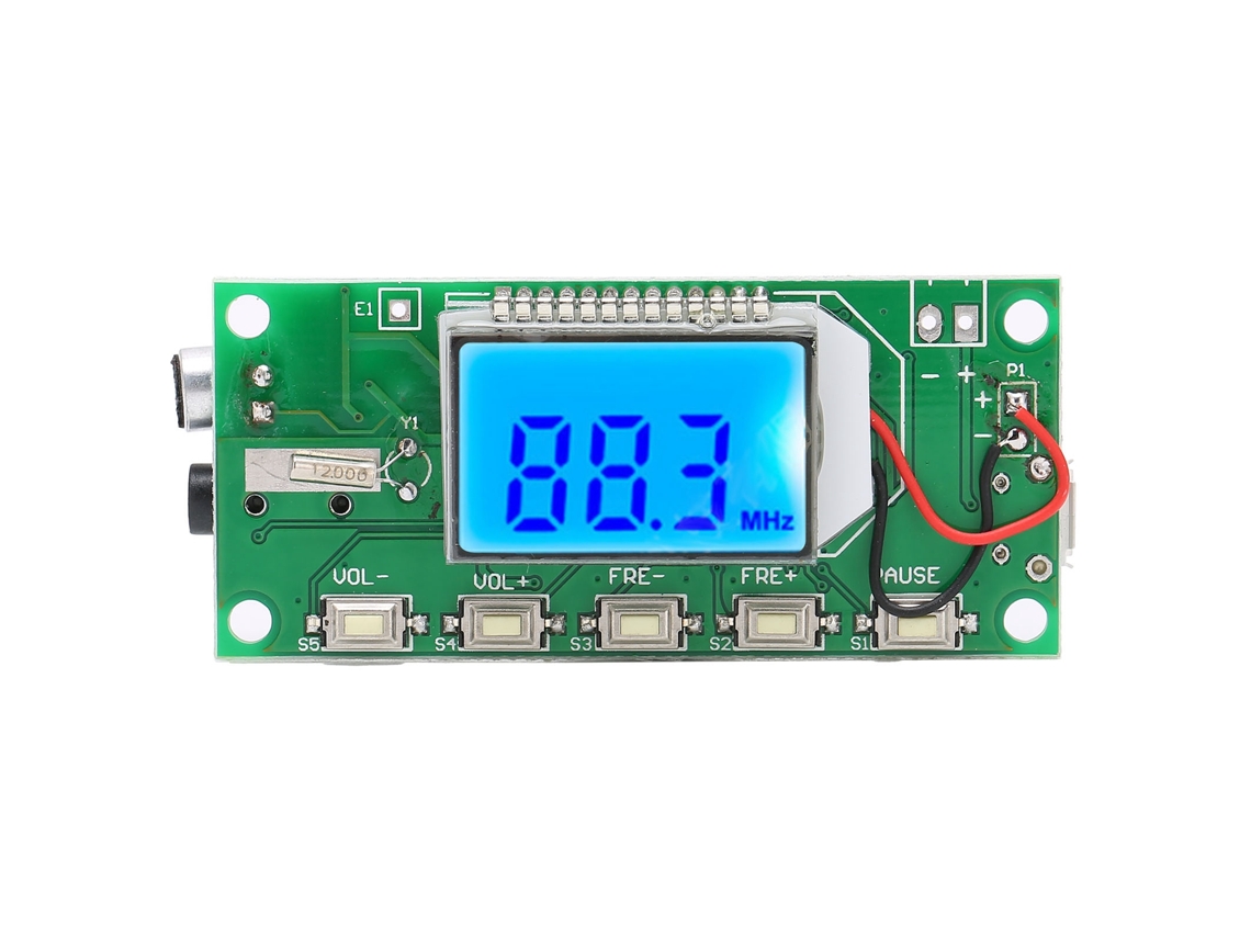 Módulo Transmisor Fm Estéreo Digital Con Pantalla Lcd, 87-108 Mhz, 3-5 V, Pll Dsp