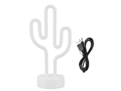 Rebe-luz Neon En Forma De Cactus Led Para Decoración De Habitación Infantil, Alimentado Por Usb/batería