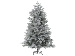 Árbol de Navidad BELIANI Bassie de PVC Blanco 150x150x210