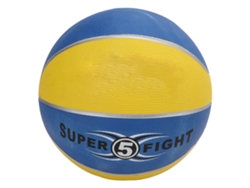 Balón De Baloncesto De Goma Tamaño 5 Para Niños Entrenamiento Y Juego Interior Exterior Azul Amarillo