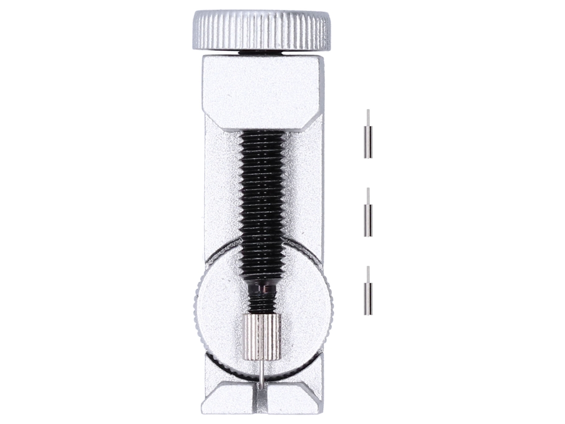 Herramienta de reparación ajustable para quitar eslabones de relojes con 3 pines.